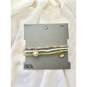 Nordstrom set of three Bohemian style bracelets ￼